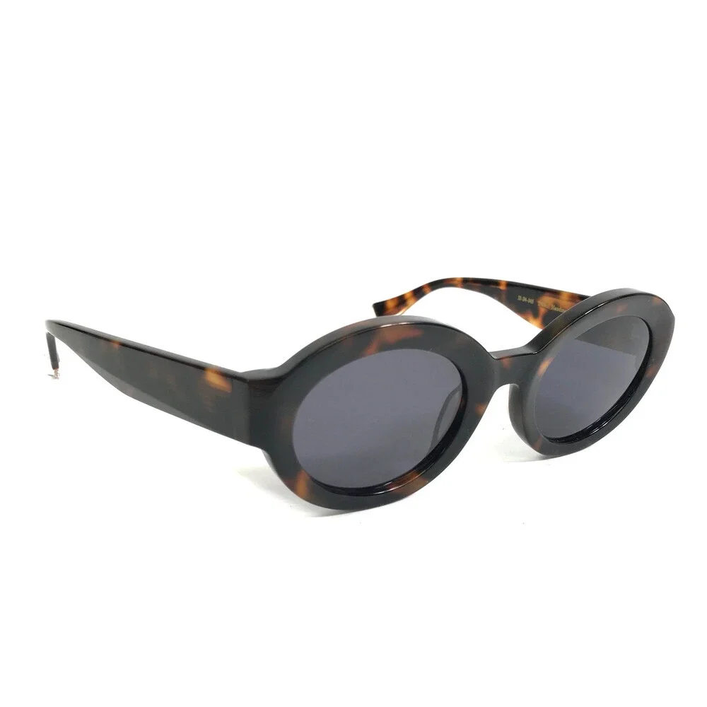 Gigi Studios Sunglasses COSIMA 6867/2 Dark Tortoise Oval Frames with Gray Lenses
